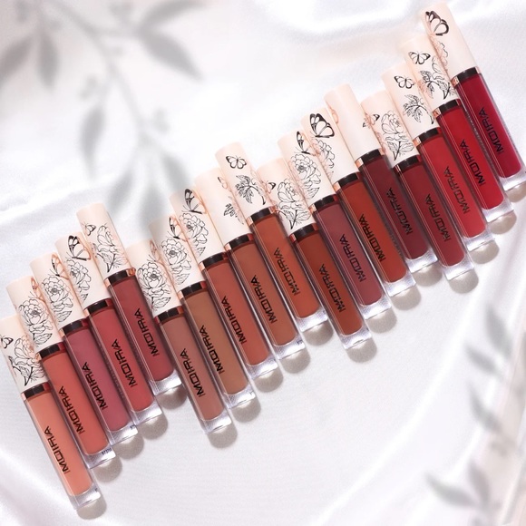 NEW Moira- Lip Plush Cream Light Pink and Nude Liquid Lipstick (Aflush) - Picture 3 of 6